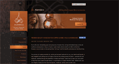 Desktop Screenshot of alembics.co.nz